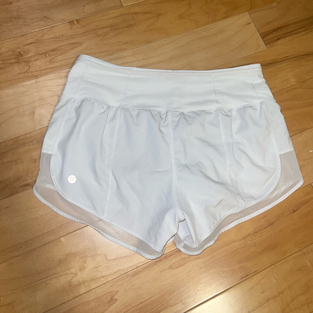 Lululemon athletic shorts white size 6